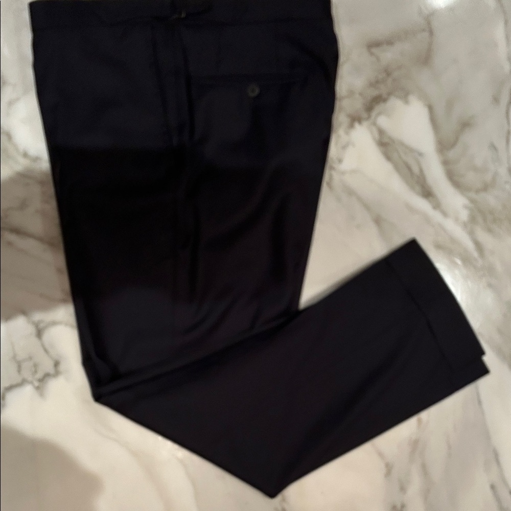 Isaia Navy Trousers